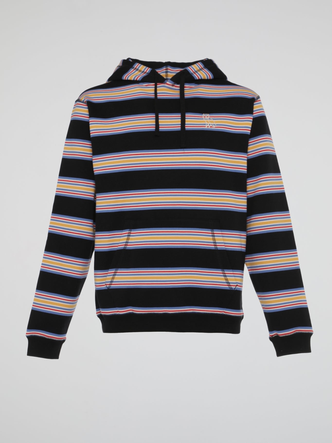 Black Multi Stripe Hooded Sweatshirt – Maison-B-More Global Store