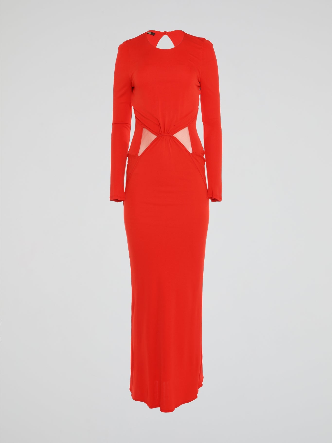 Red Cut Out Long Sleeve Dress Maison-B-More Global Store Red Cut Out Long Sleeve Dress Maison-B-More Global Store
