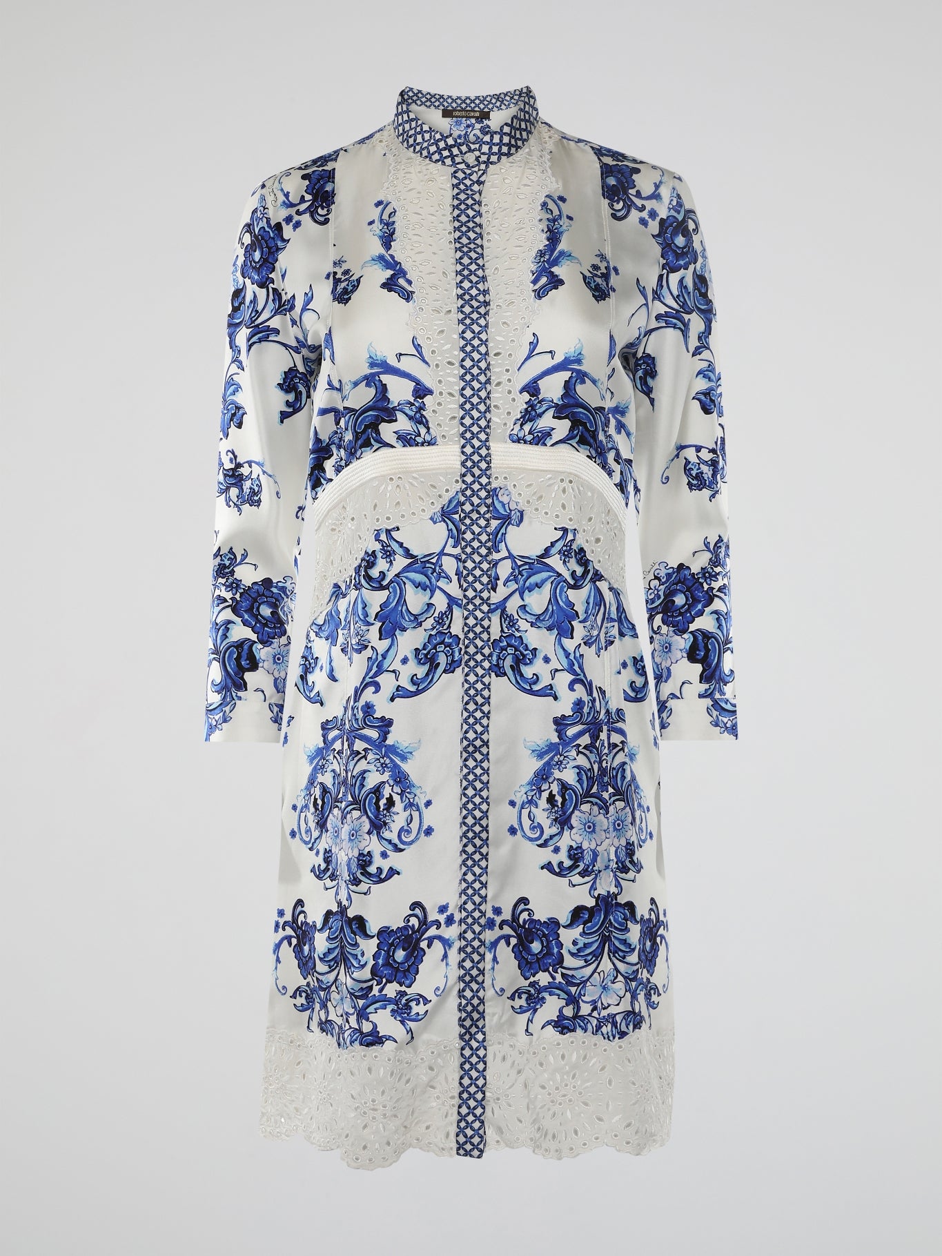 daiya blue cheese dressing Baroque Print Shirt Dress – Maison-B-More Global Store