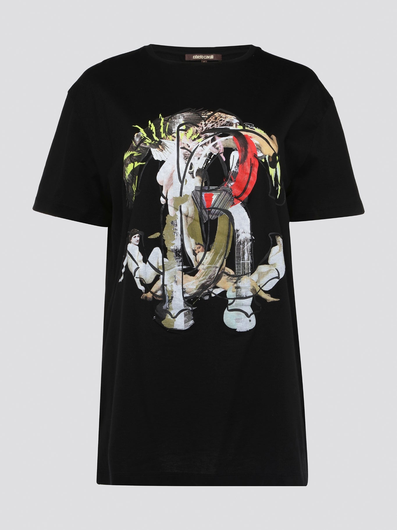 Black Logo Print Oversized T-Shirt – Maison-B-More Global Store