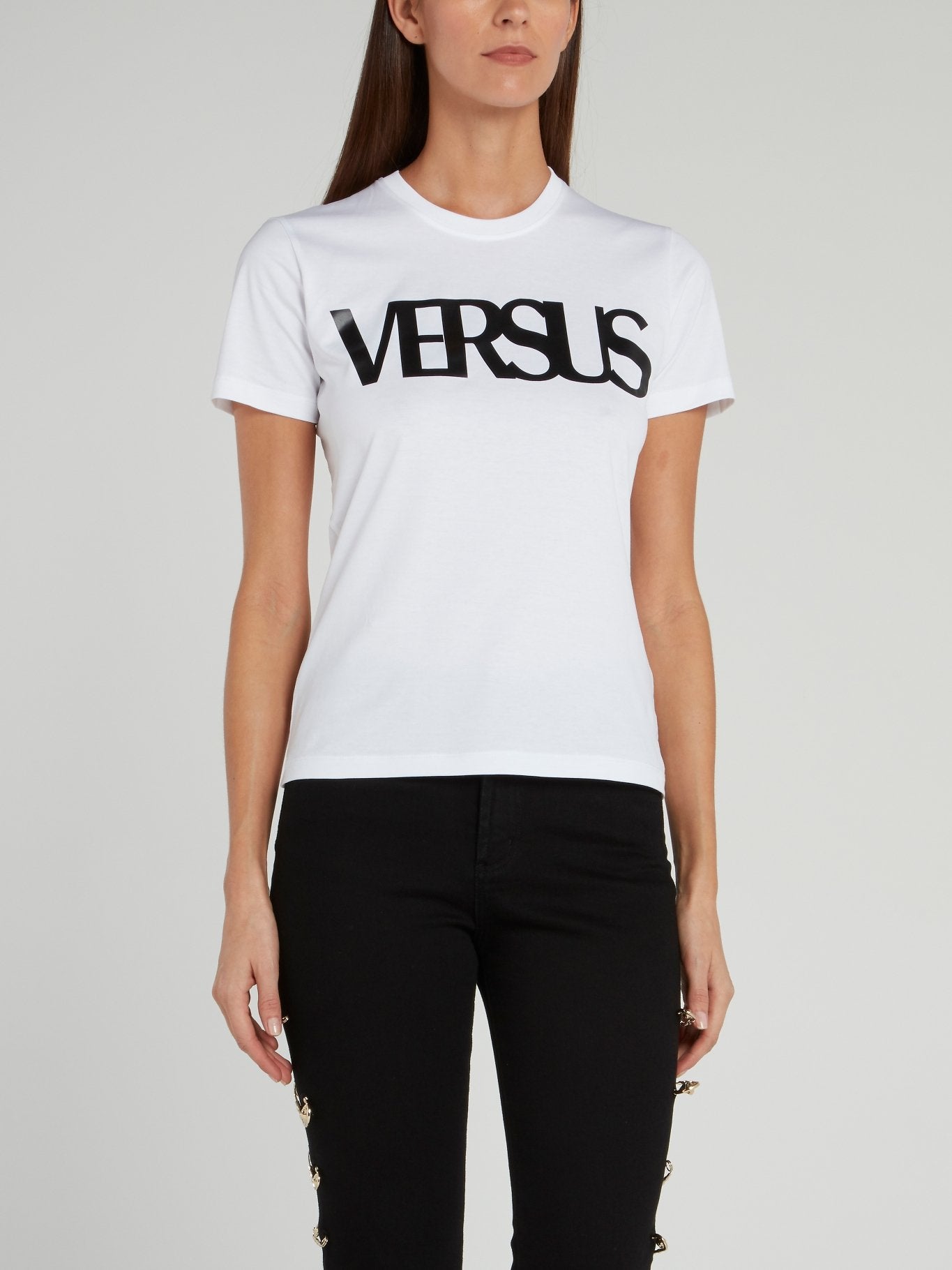 Versace outlet Versus Caps Detailed T-Shirt