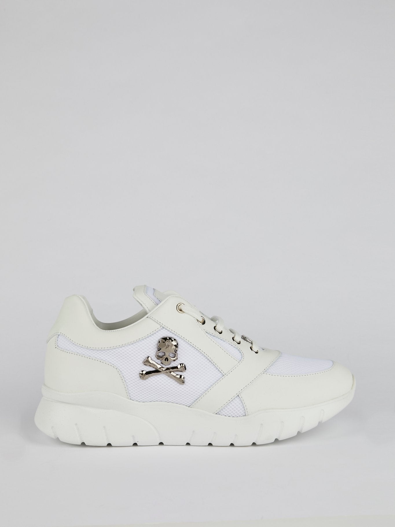 Philipp Plein Leather Low Top Sneakers Skulls White Size 44 HI-TOP SNEAKERS NOTORIOUS PYTHON SKULL | Philipp Plein main image 2