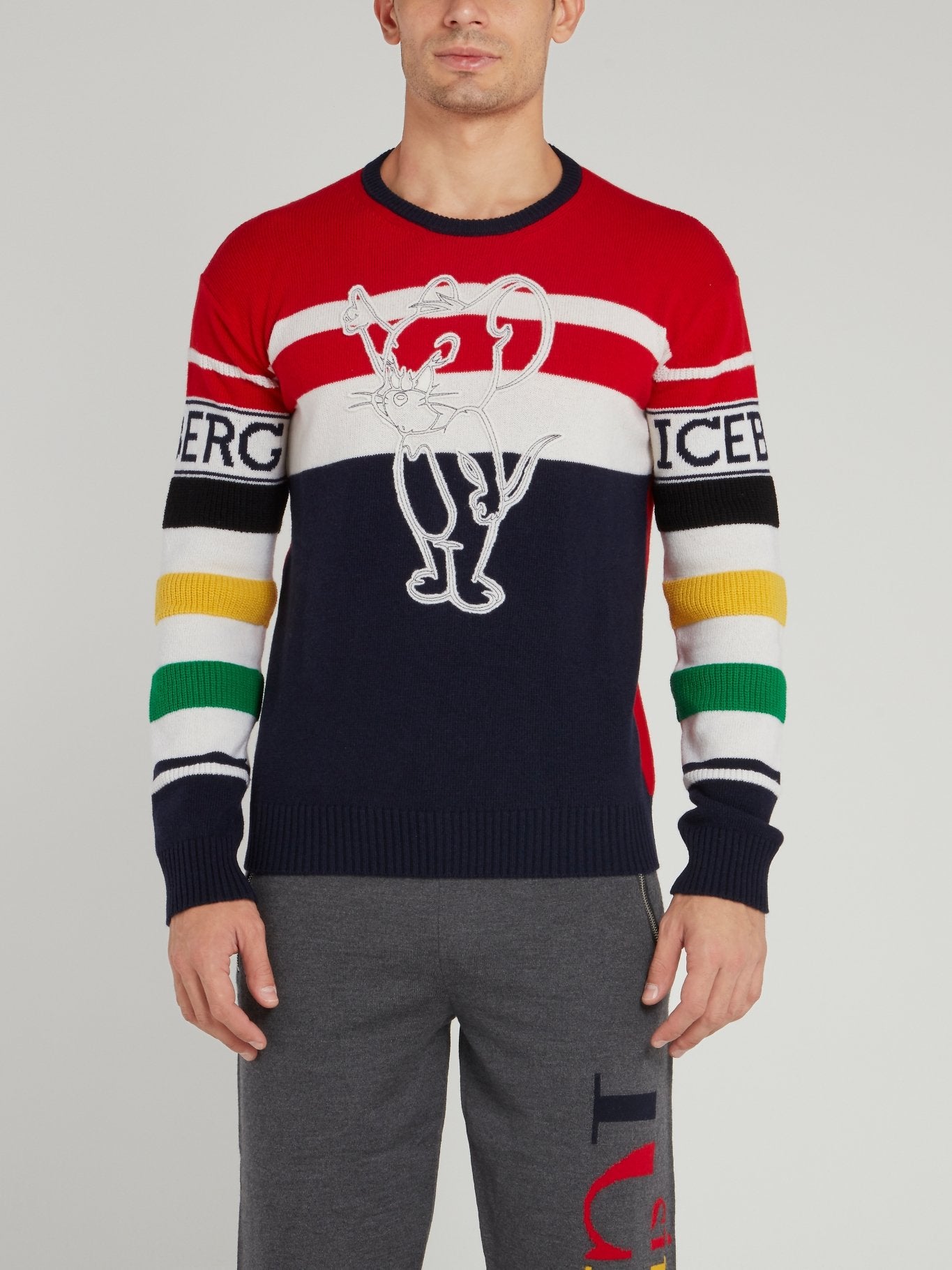 Tom and Jerry Striped Knit Pullover – Maison-B-More Global Store