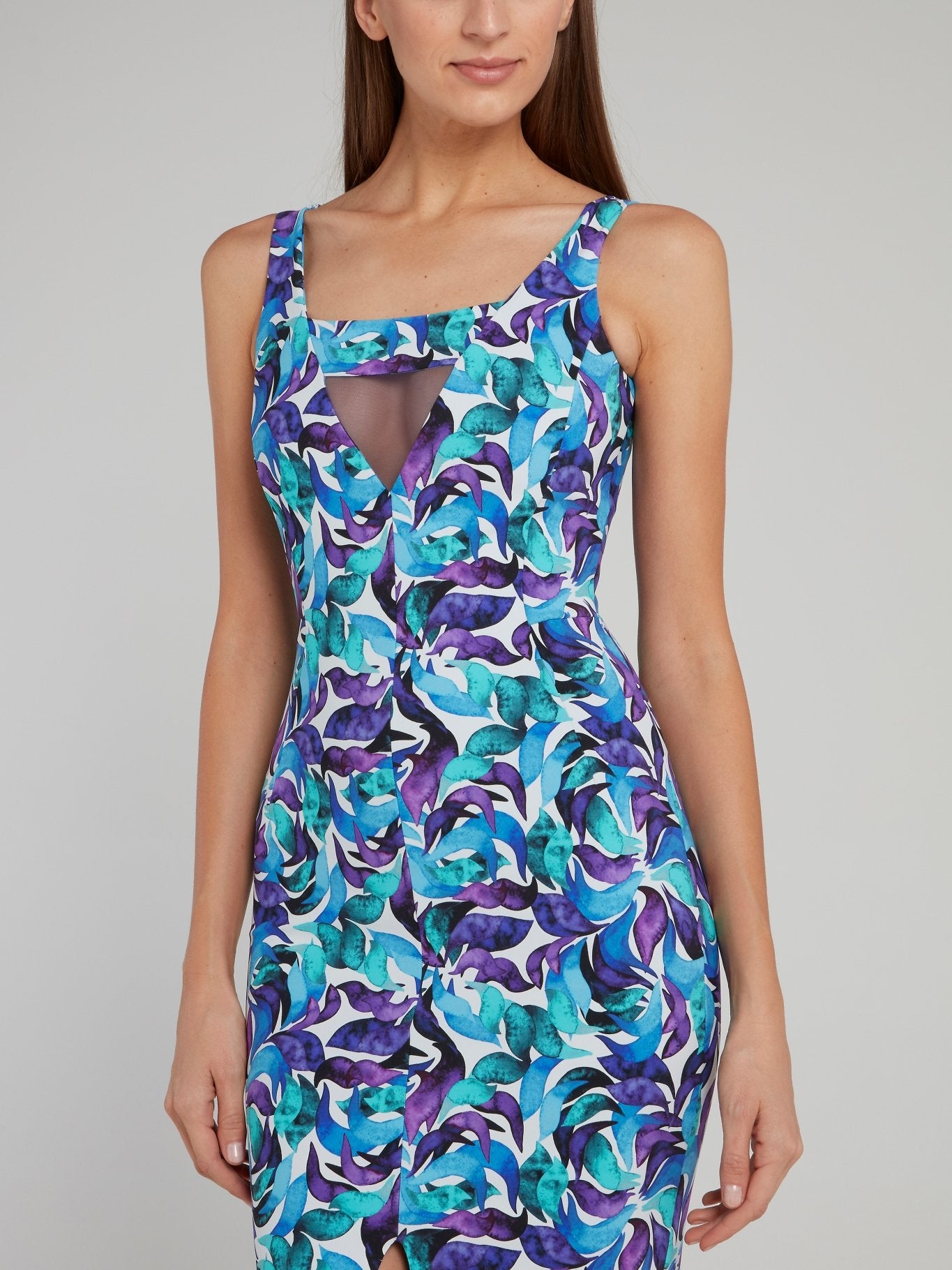 Leeona Mid Slit Sheath Dress