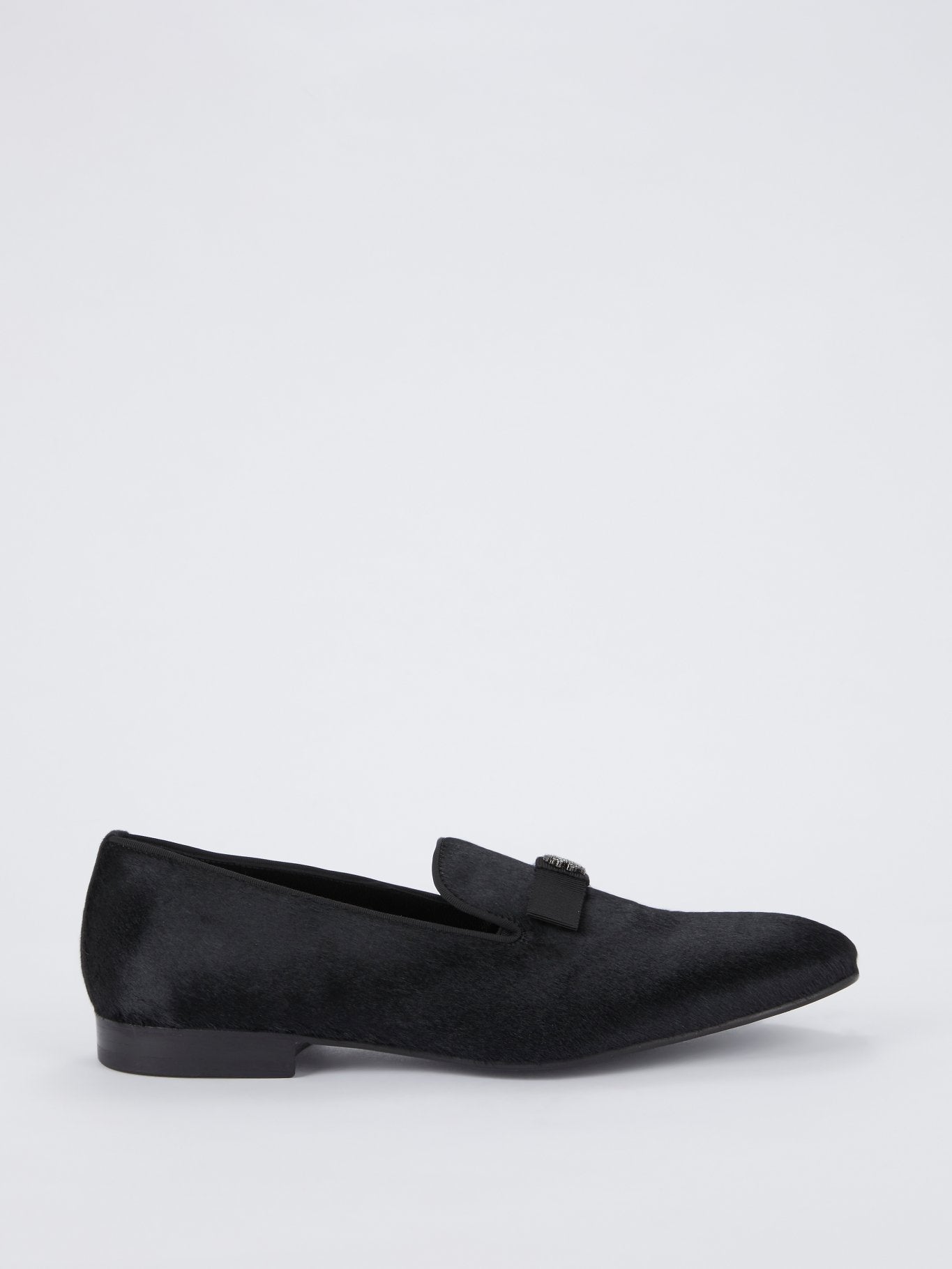 Black Pony Hair Loafers – Maison-B-More Global Store display picture 2