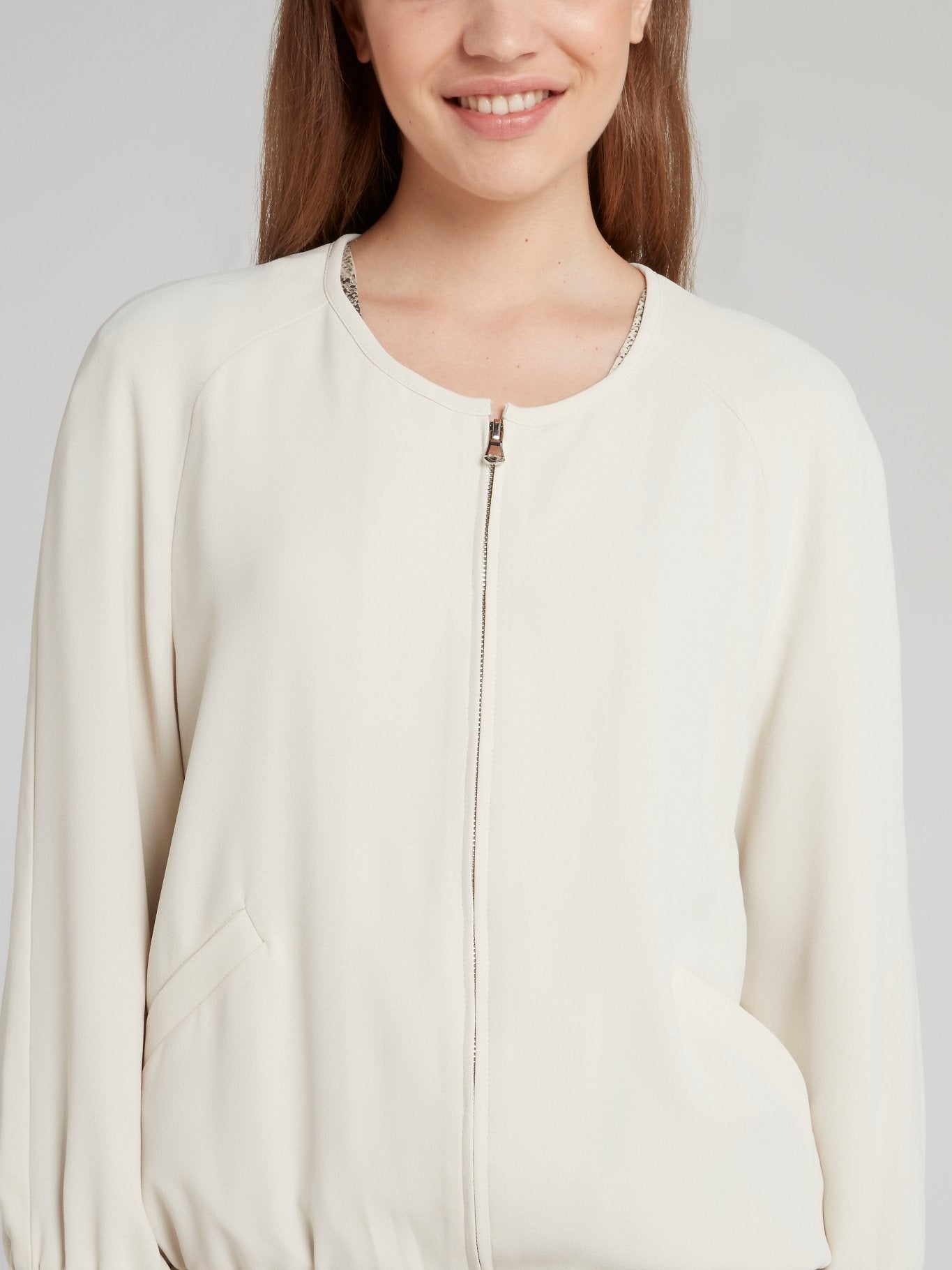 Шелковая накидка Coquille