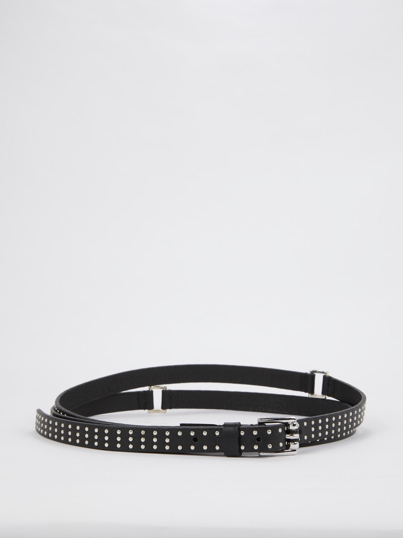 Black Multi-Strap Studded Belt – Maison-B-More Global Store