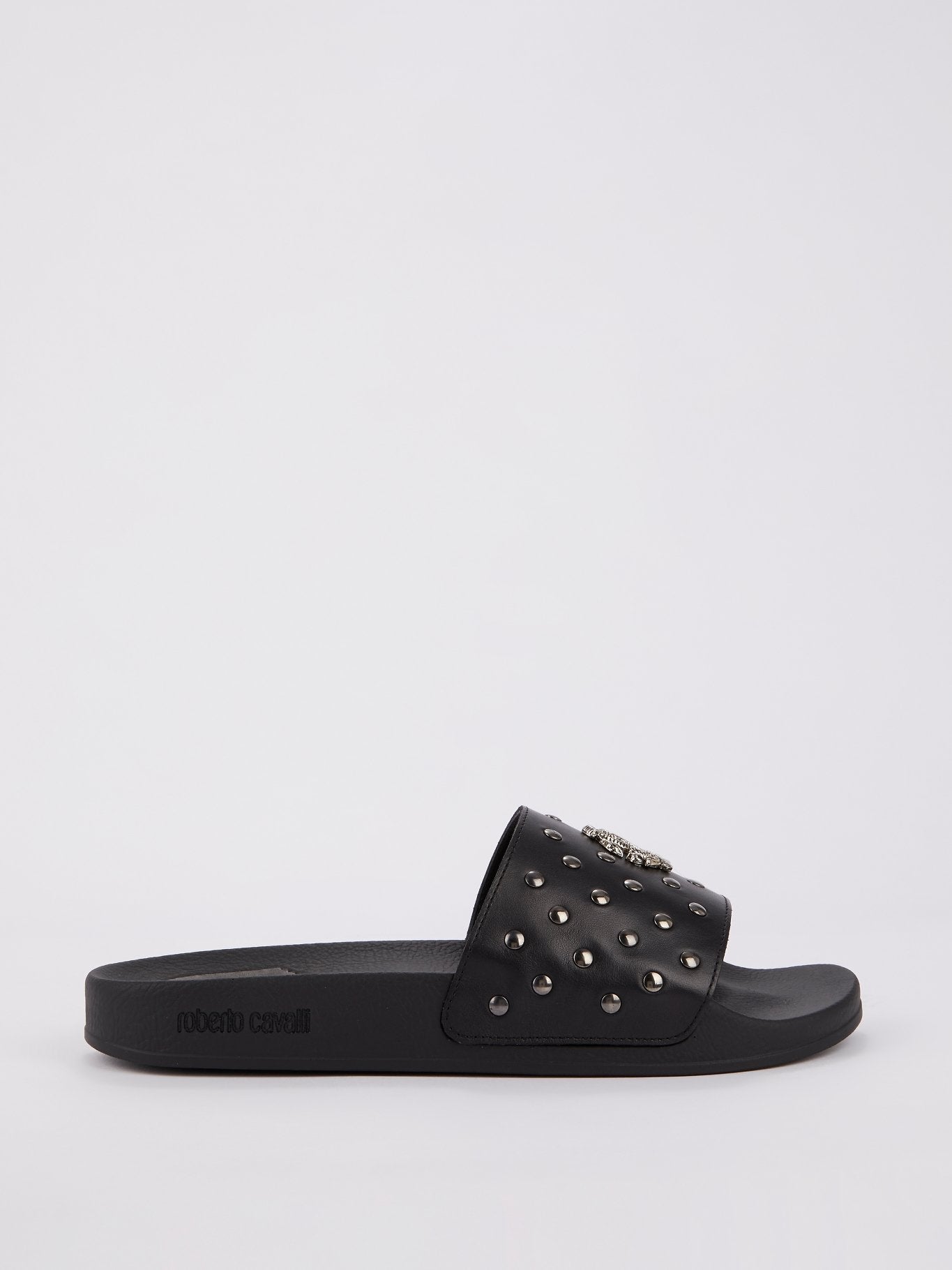 Black Snake Monogram Studded Slides – Maison-B-More Global Store
