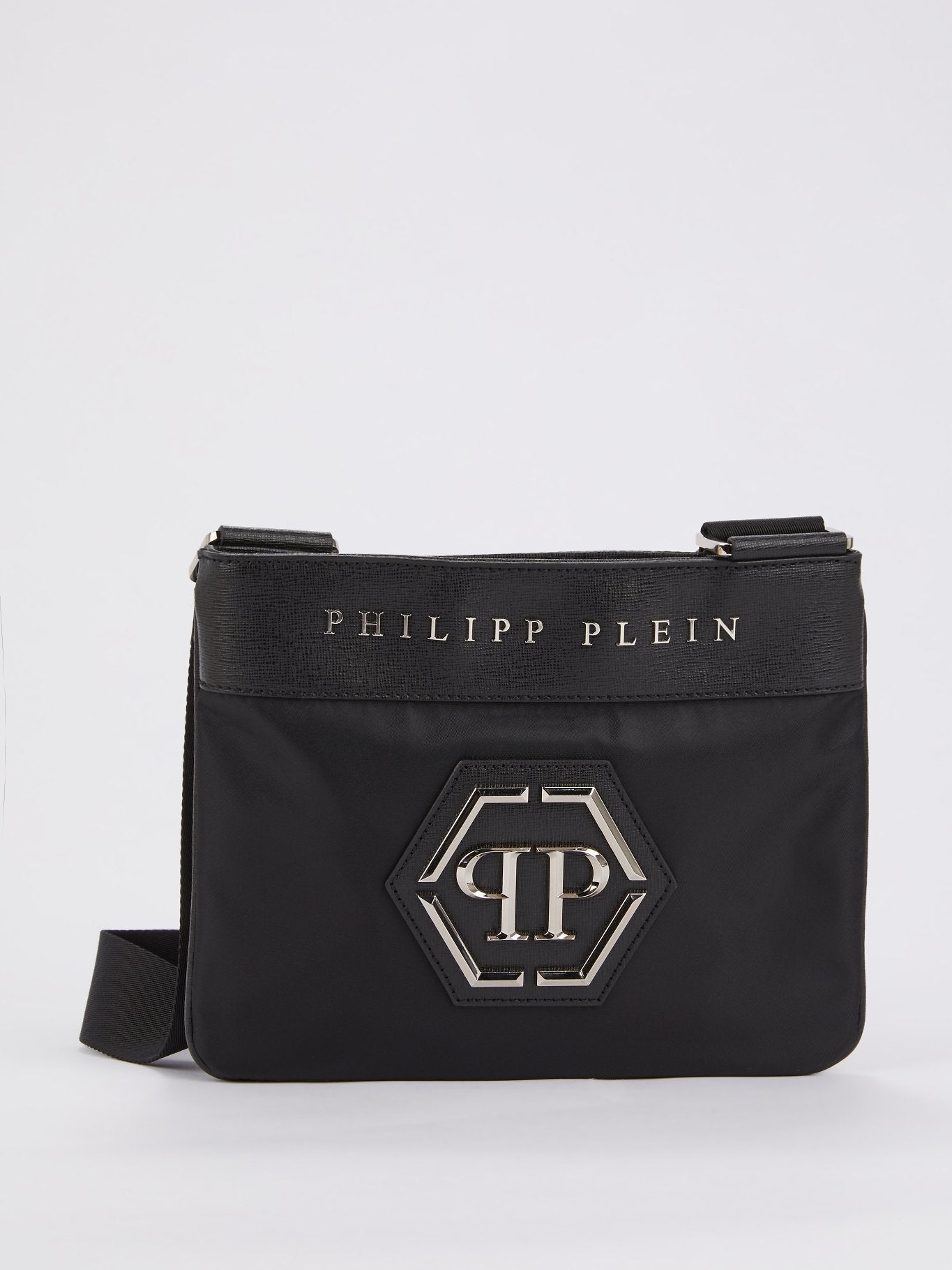 Black Monogram Appliquéd Crossbody Bag – Maison-B-More Global Store
