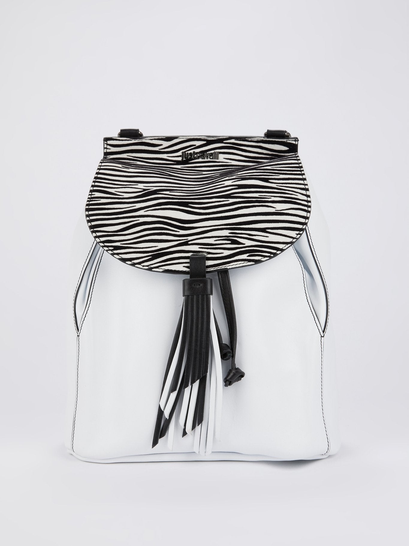 h&m mini backpack White Animal Print Leather Mini Backpack – Maison-B-More Global Store