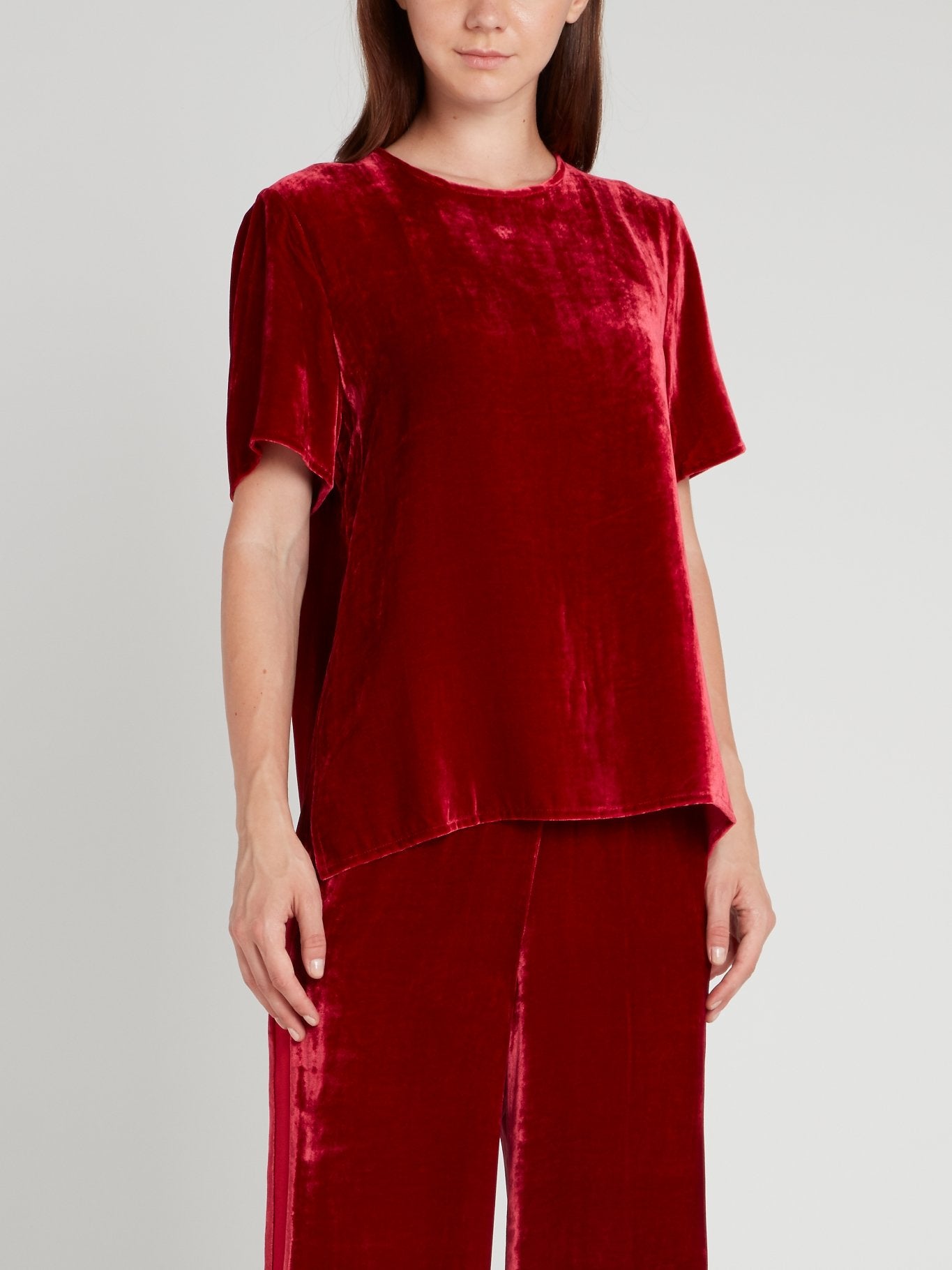 Burgundy Keyhole Back Velvet Top – Maison-B-More Global Store
