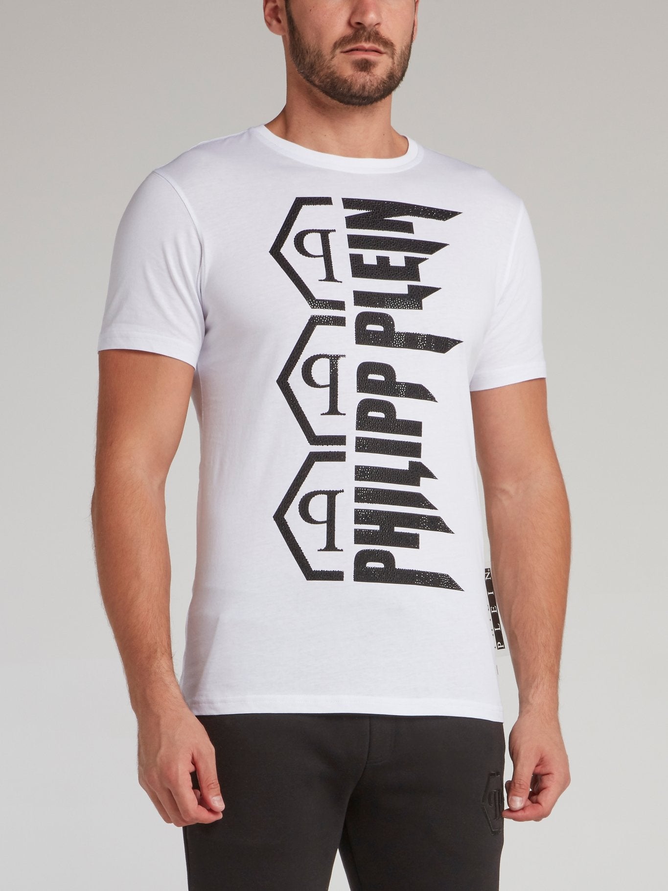 Rock PP White Studded T-Shirt – Maison-B-More Global Store
