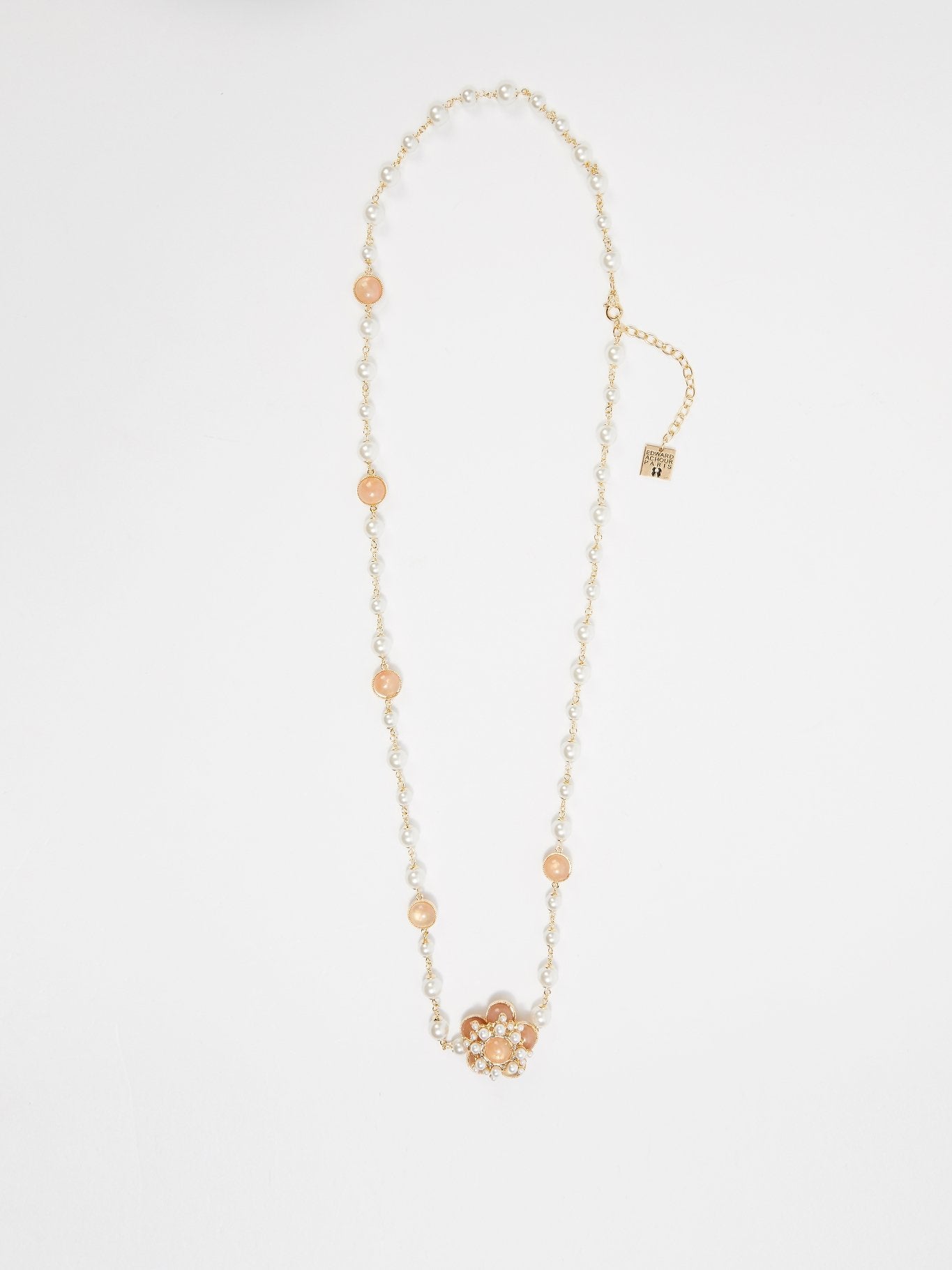 Nude Flower Pearl Necklace – Maison-B-More Global Store