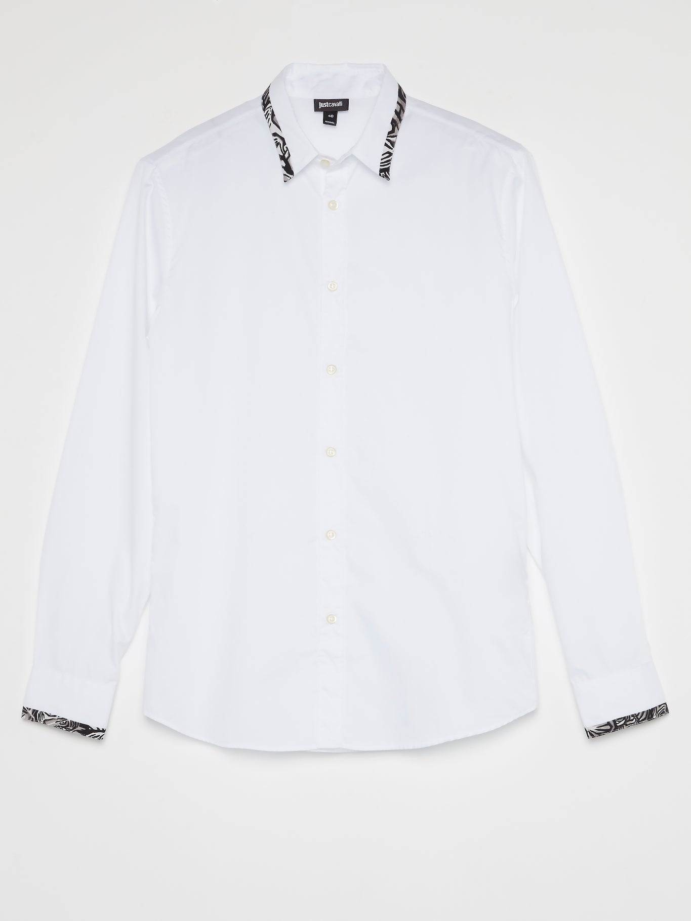 just cavalli dress shirt JUST Cavalli Shirt Men color White