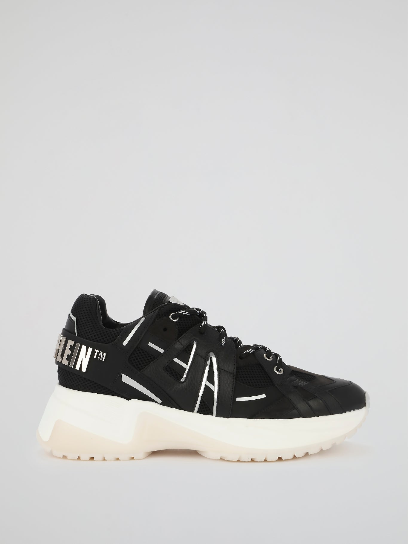 Runner Statement Black Mesh Panel Sneakers – Maison-B-More Global Store