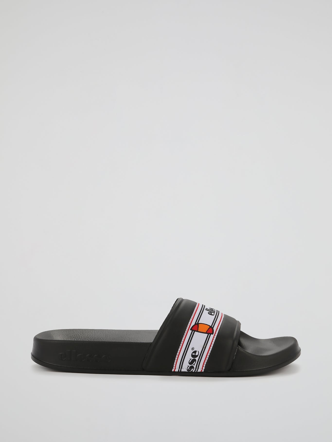 Filippo Black Logo Tape Slides – Maison-B-More Global Store display picture 3
