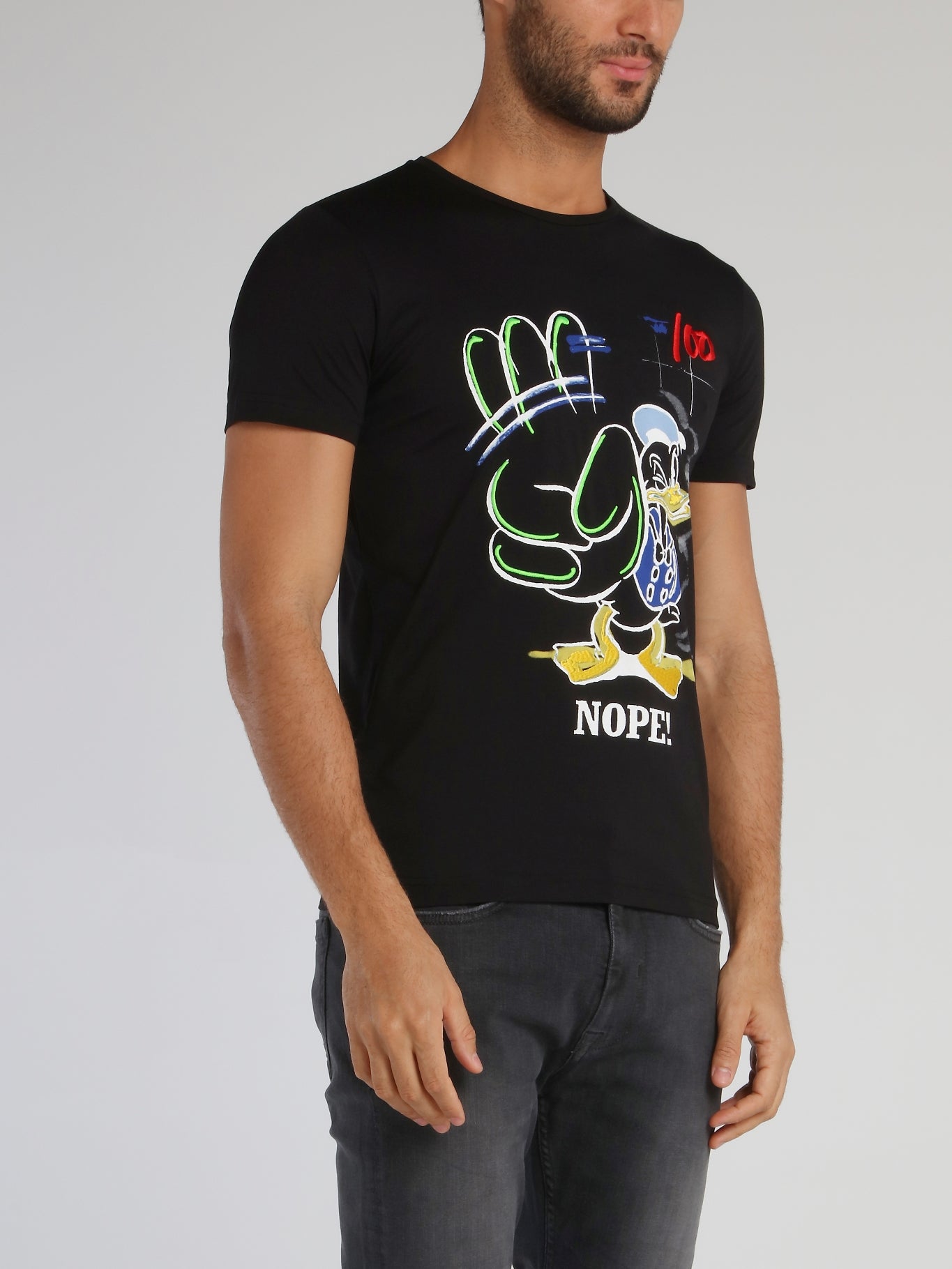 Donald Duck Black Graffiti T-Shirt – Maison-B-More Global Store