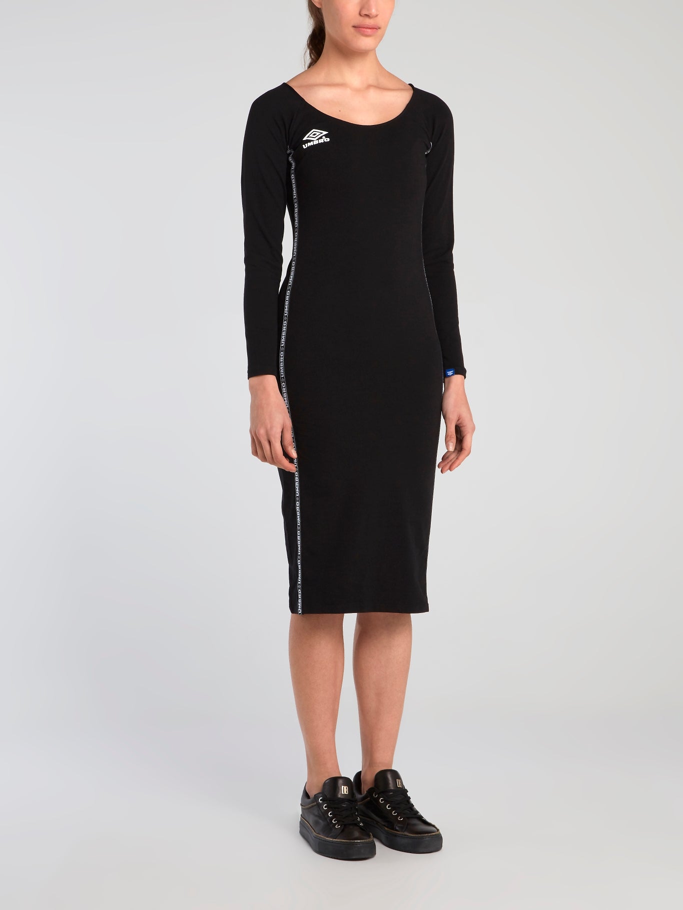 Umbro Cara Long Dress - Stretch Limo/bright White Medium, Womens Umbro Cara Long Dress - Stretch Limo/bright White Medium, Womens
