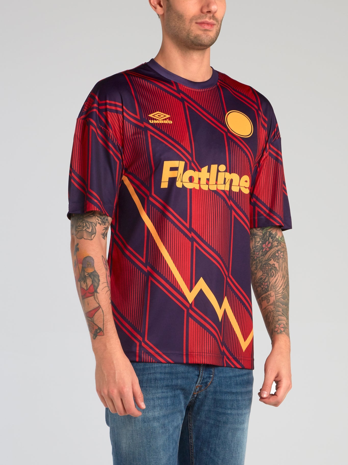 Shop Umbro Flatline Crewneck Football Jersey Online – Maison-B