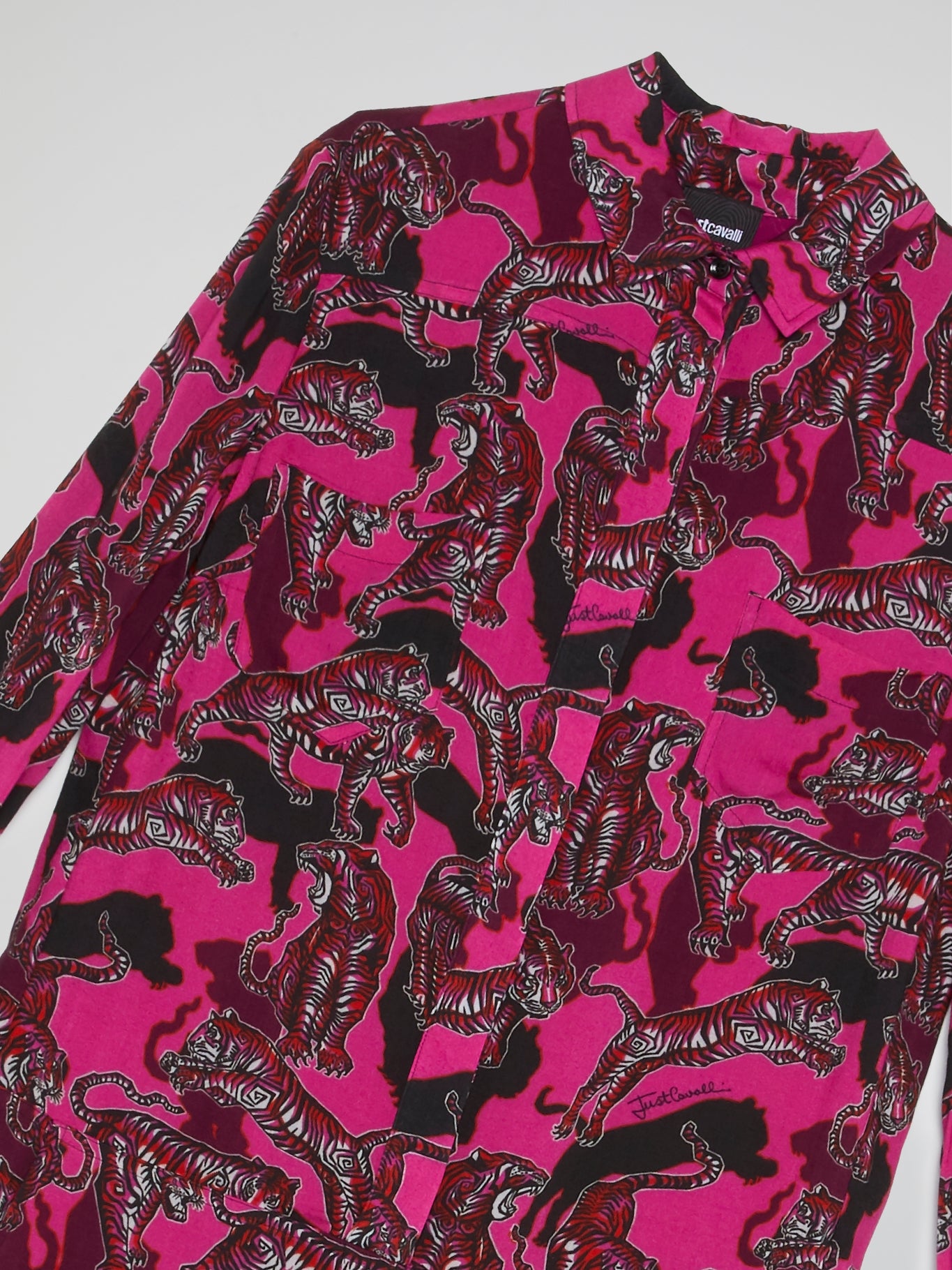 Pink Tiger Print Romper