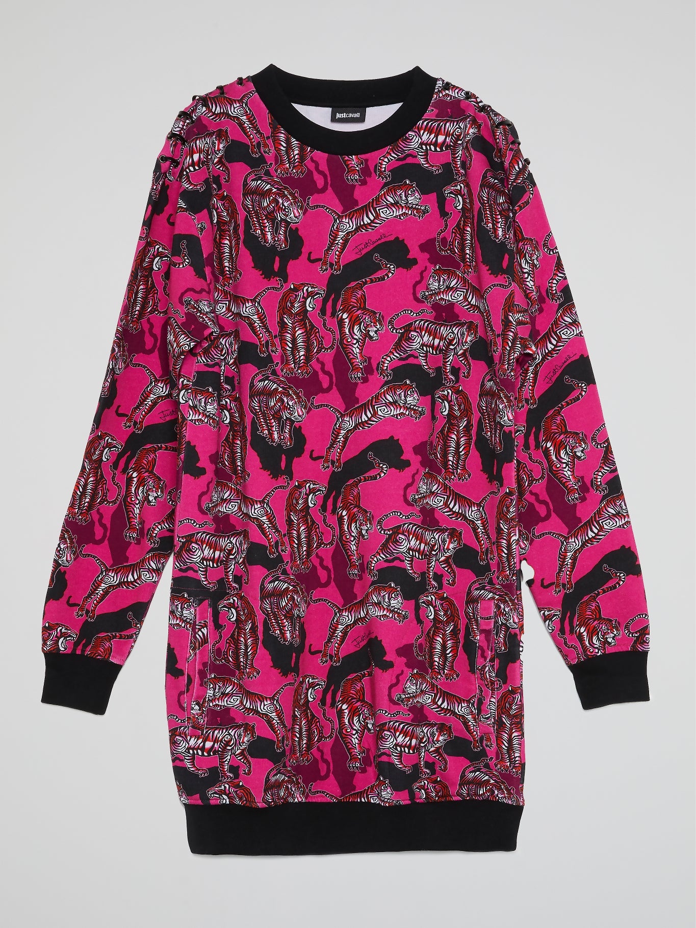 pink tiger dress Lucy Pink Tiger Print Dress 3/4 Length Sleeves With Pockets  The Look By  Lucy