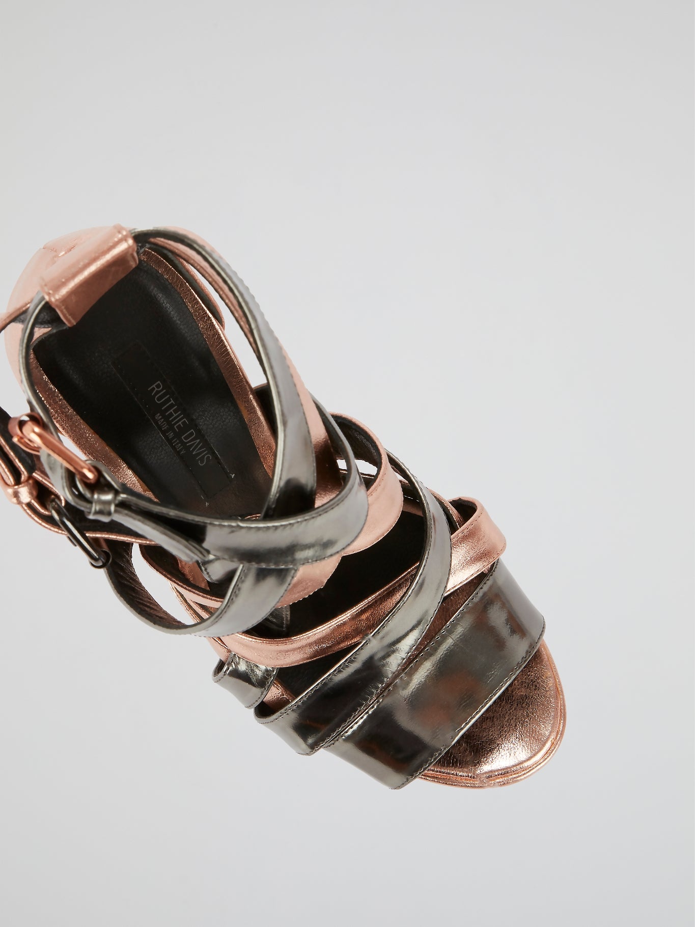 Horizon Metallic Cage Stilettos