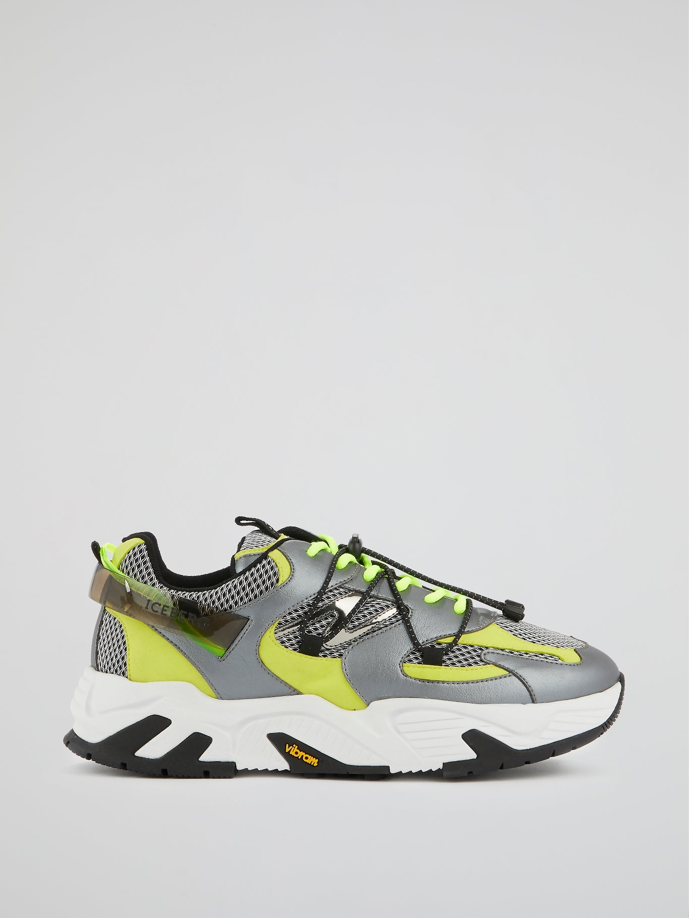 Metallic Mesh Panel Chunky Sneakers – Maison-B-More Global Store