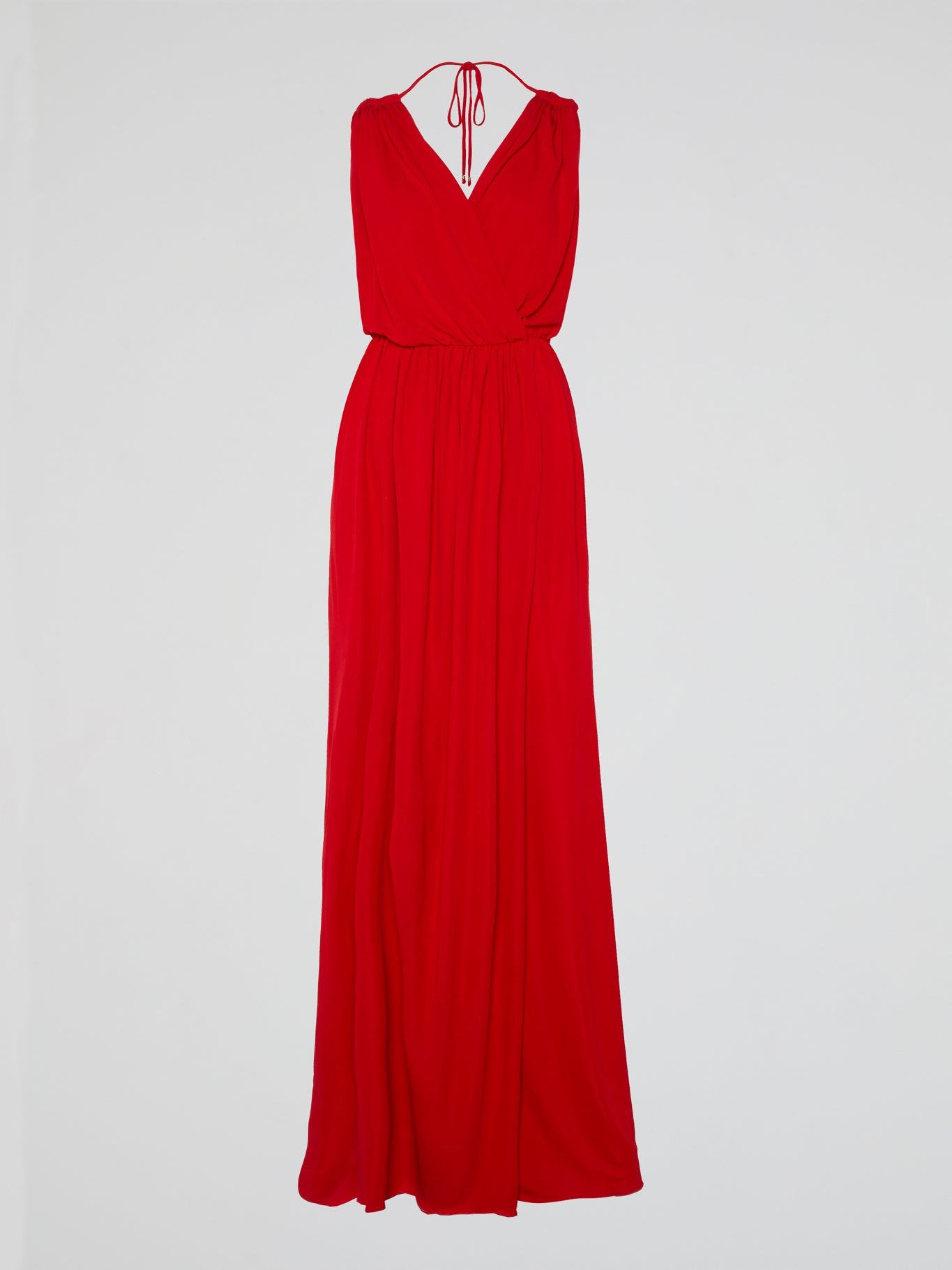 Red Halter Neck Maxi Dress – Maison-B-More Global Store
