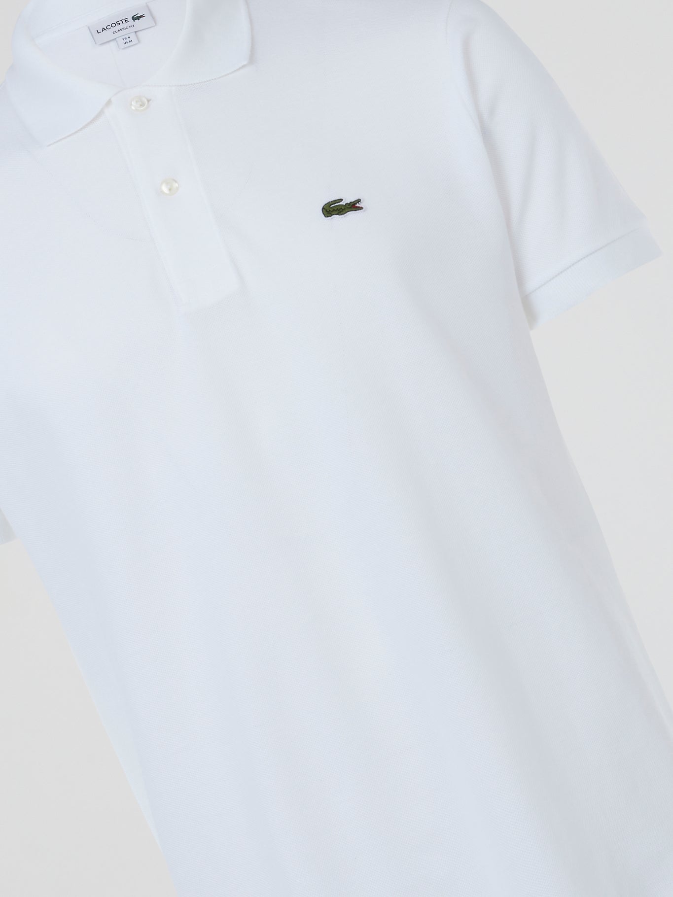 White Short Sleeve Polo Shirt