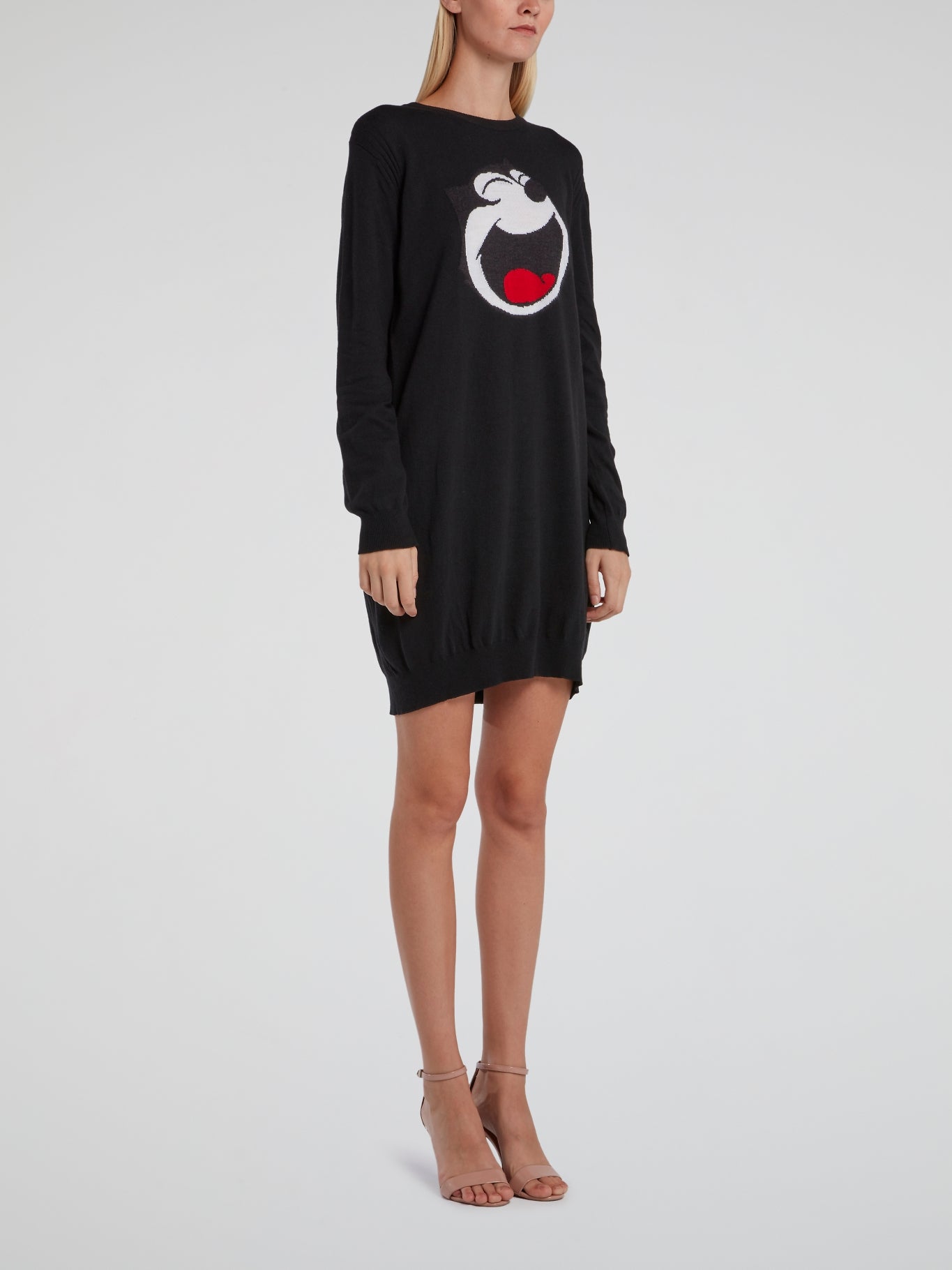 Black Felix The Cat Knit Dress Black Felix The Cat Knit Dress