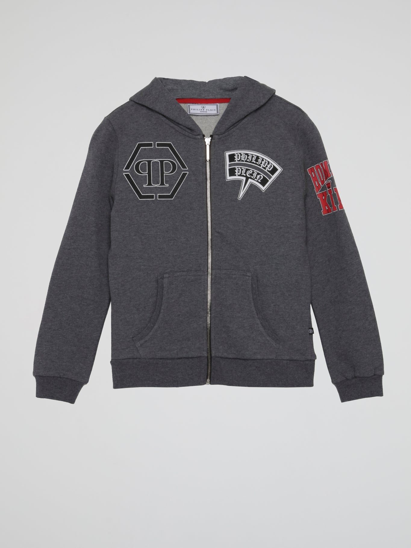 Grey Zip Up Sweatshirt (Kids) – Maison-B-More Global Store