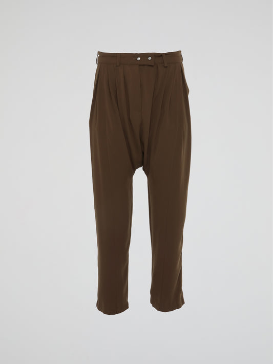 Brown Harem Pants