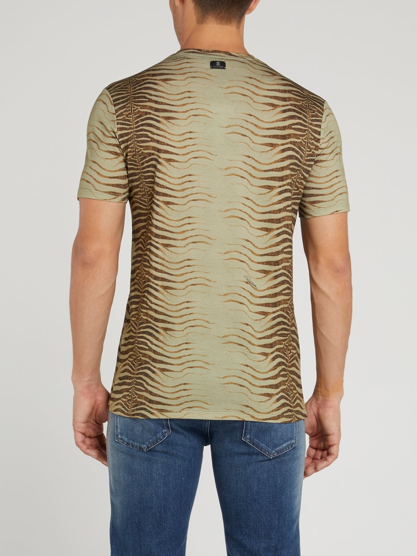 Brown Tiger Effect T-Shirt