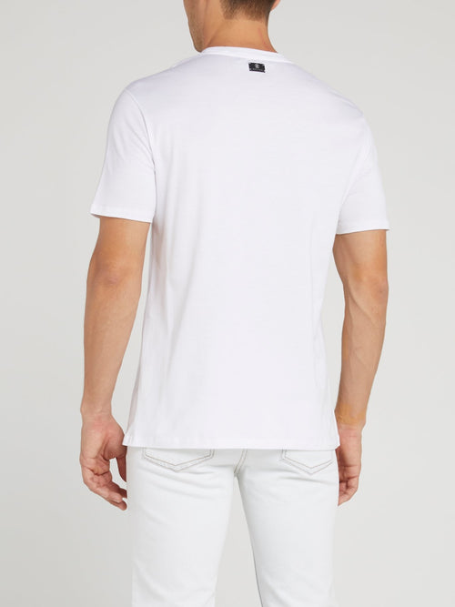 White Rope Logo Print T-Shirt