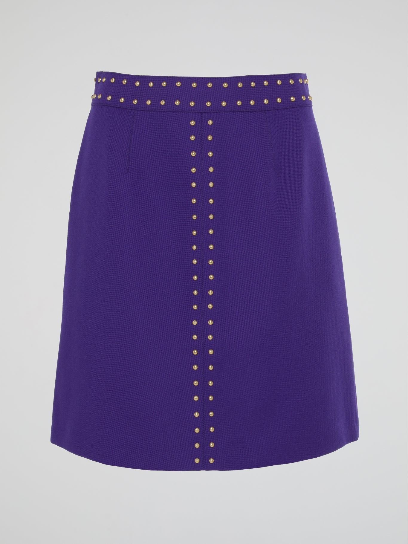 Purple Pencil Cut Skirt