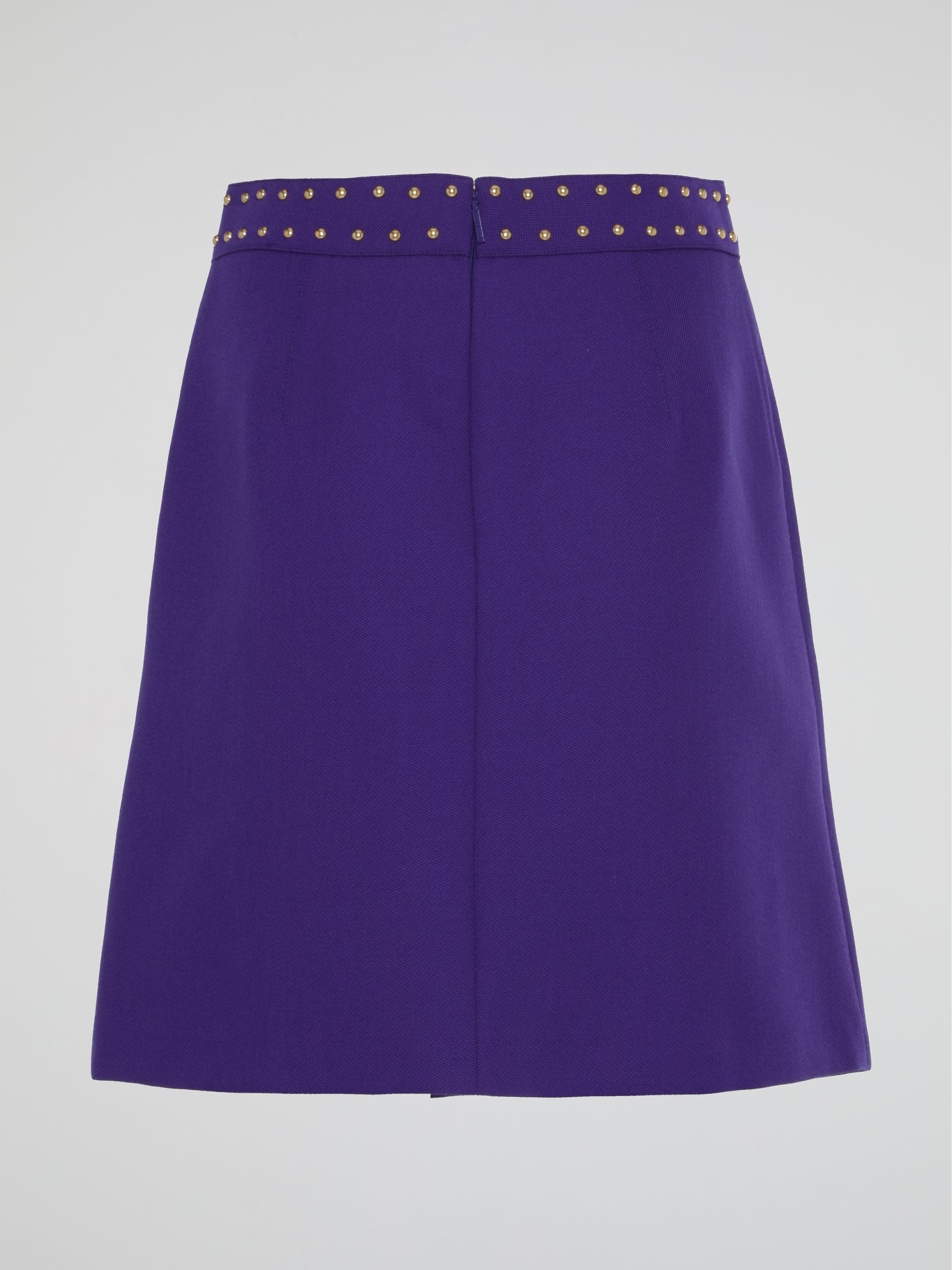 Purple Pencil Cut Skirt