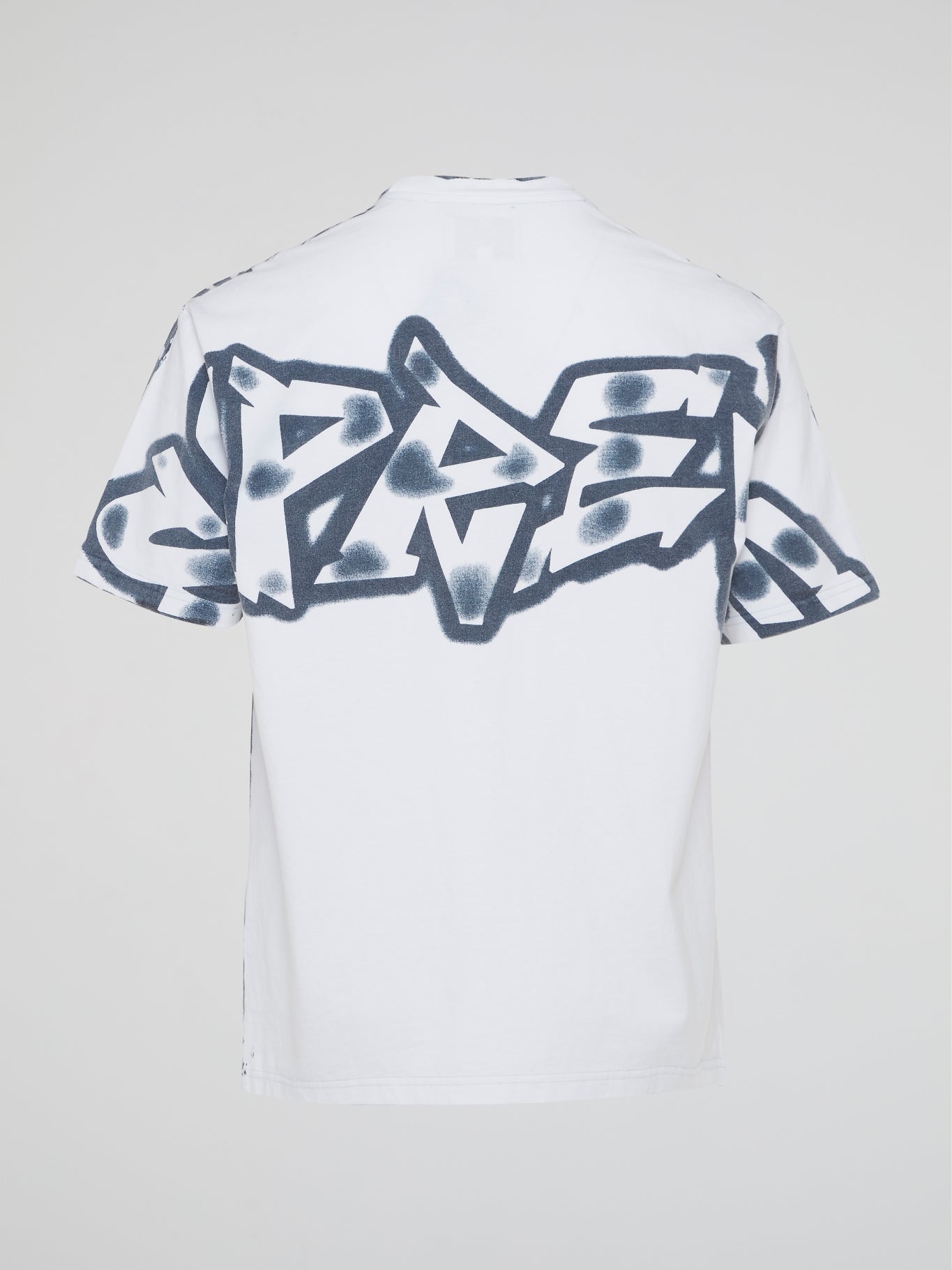 White New York Yankees Airbrush Crewneck T-Shirt