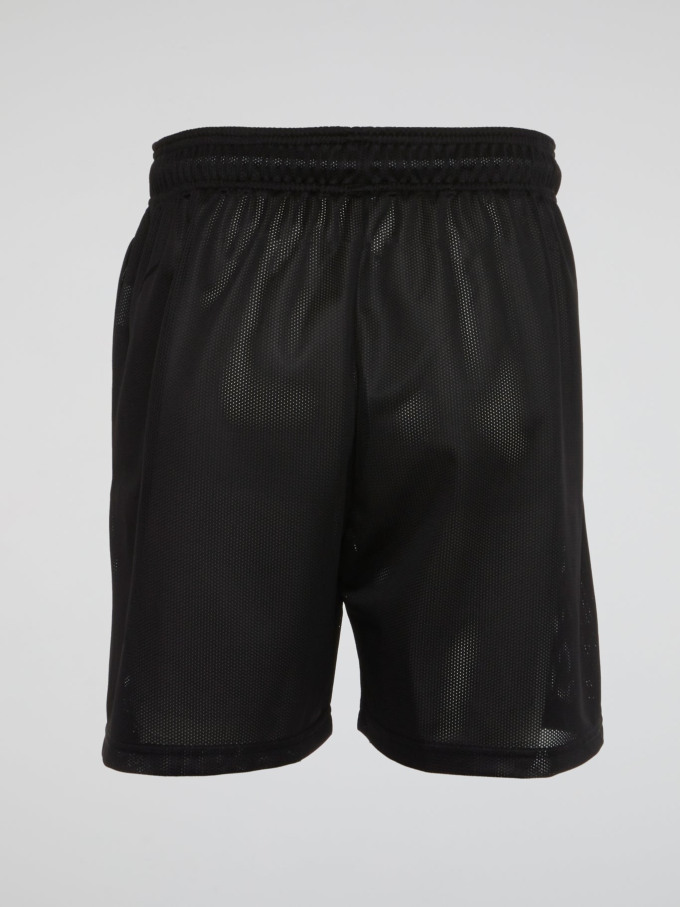 Black Mesh Shorts