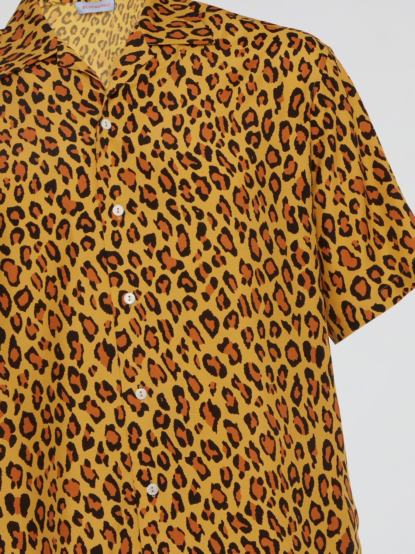 Leopard Print Short Sleeve Shirt