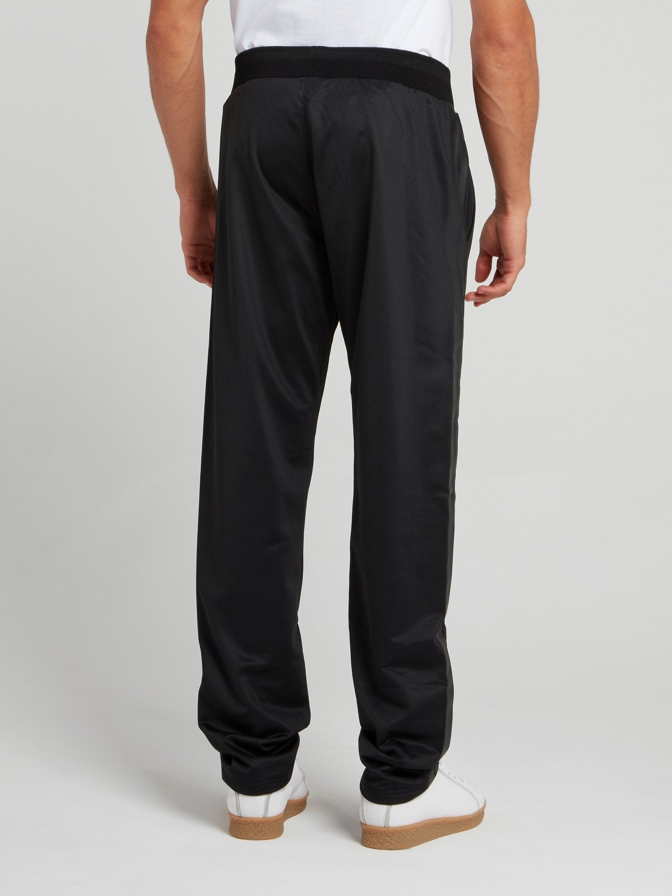 Black Side Stripe Active Trousers
