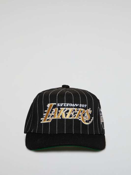 LA Lakers Pinstripe Cap