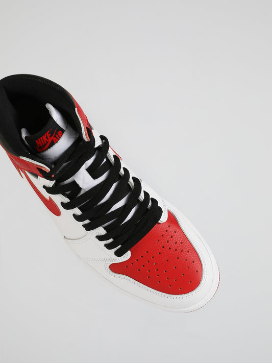 Step into a world of timeless style with the Air Jordan 1 Retro High OG Heritage Sneakers. Crafted to perfection by Nike, these kicks are a striking blend of heritage and innovation. Whether you're rocking them on the court or on the streets, these sneakers are bound to turn heads with their iconic design and unmatched comfort.