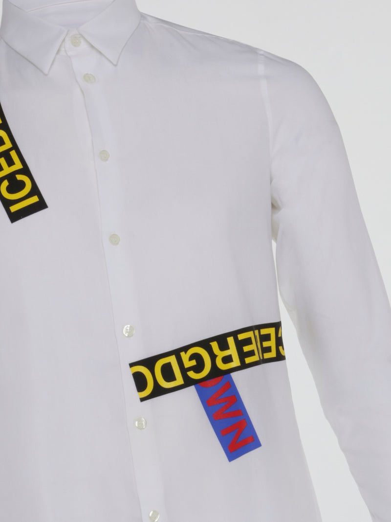Logo Tape Long Sleeve Shirt