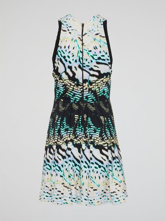 Indulge in the luxurious elegance of the Printed Plunge Flared Dress by Roberto Cavalli, a masterpiece of artistry and style. Embrace your inner goddess as the vibrant hues and intricate patterns effortlessly complement your every curve. Stand out from the crowd and make a bold fashion statement with this show-stopping piece that is sure to turn heads wherever you go.