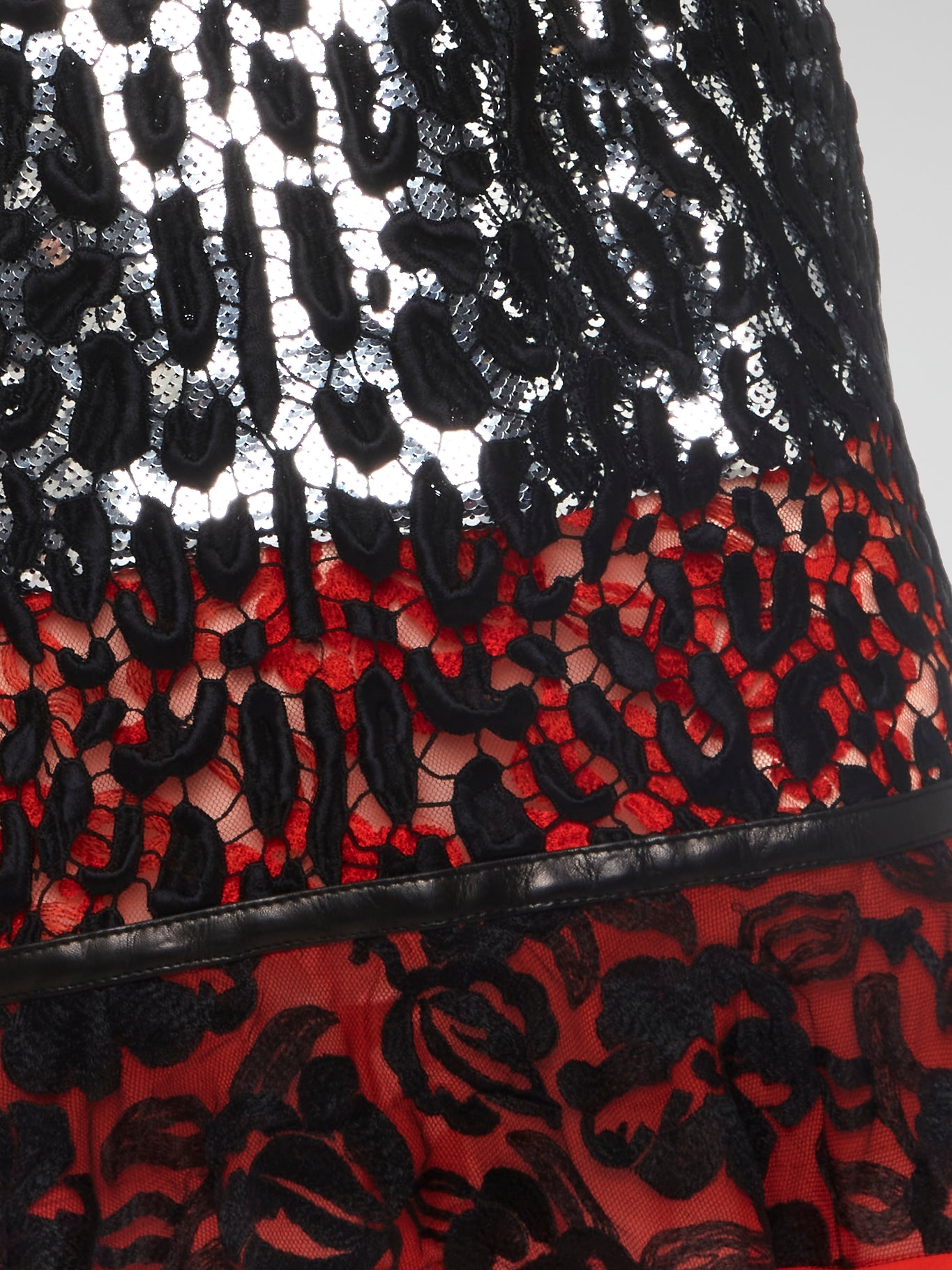 Leopard Pattern Lace Overlay Dress Leopard Pattern Lace Overlay Dress
