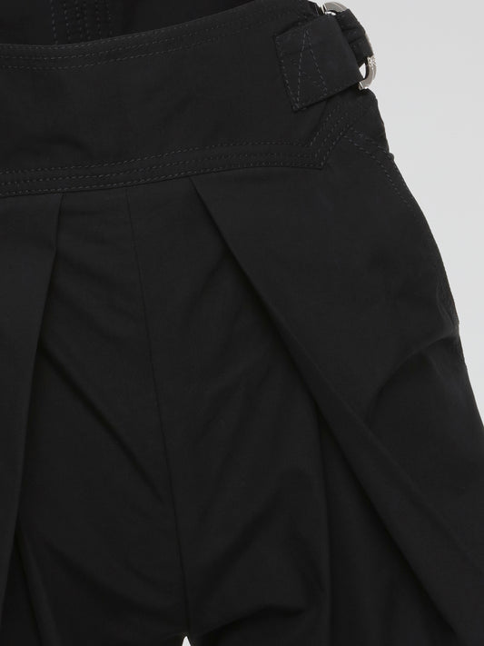 Elevate your casual style with our Black Cargo Shorts by Roberto Cavalli, designed for the modern man who values comfort and sophistication. Made with high-quality fabric and attention to detail, these shorts are perfect for everyday wear or a weekend getaway. Stand out from the crowd and make a statement with your fashion choices in these versatile and stylish cargo shorts.