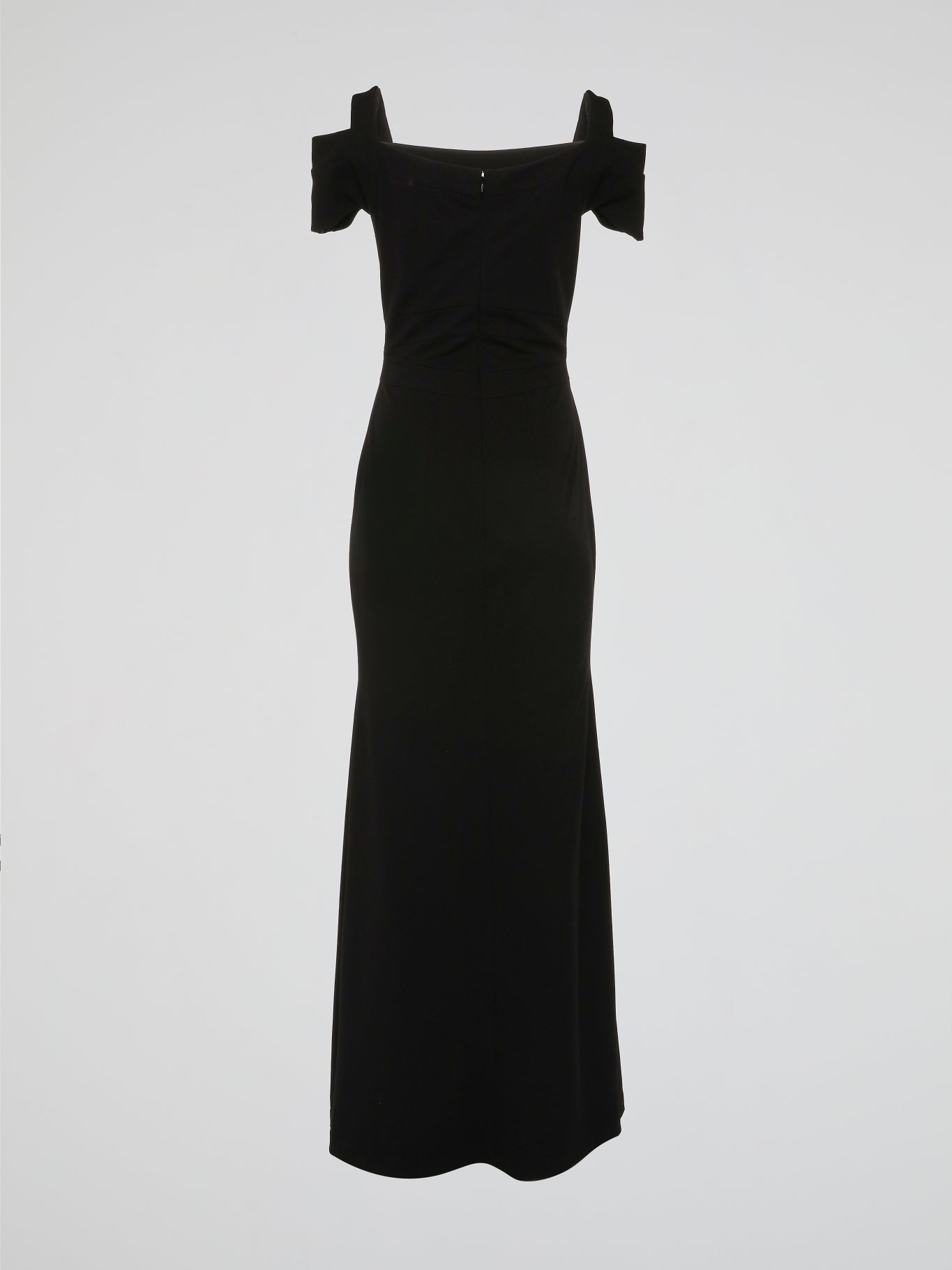 Maison-B-More Black Cold Shoulder Evening Dress M / Black Maison-B-More Black Cold Shoulder Evening Dress M / Black