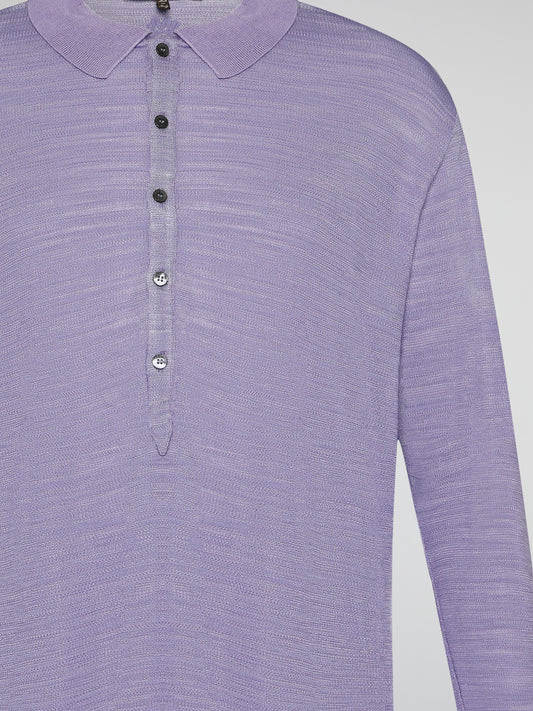 Purple Knitted Shirt