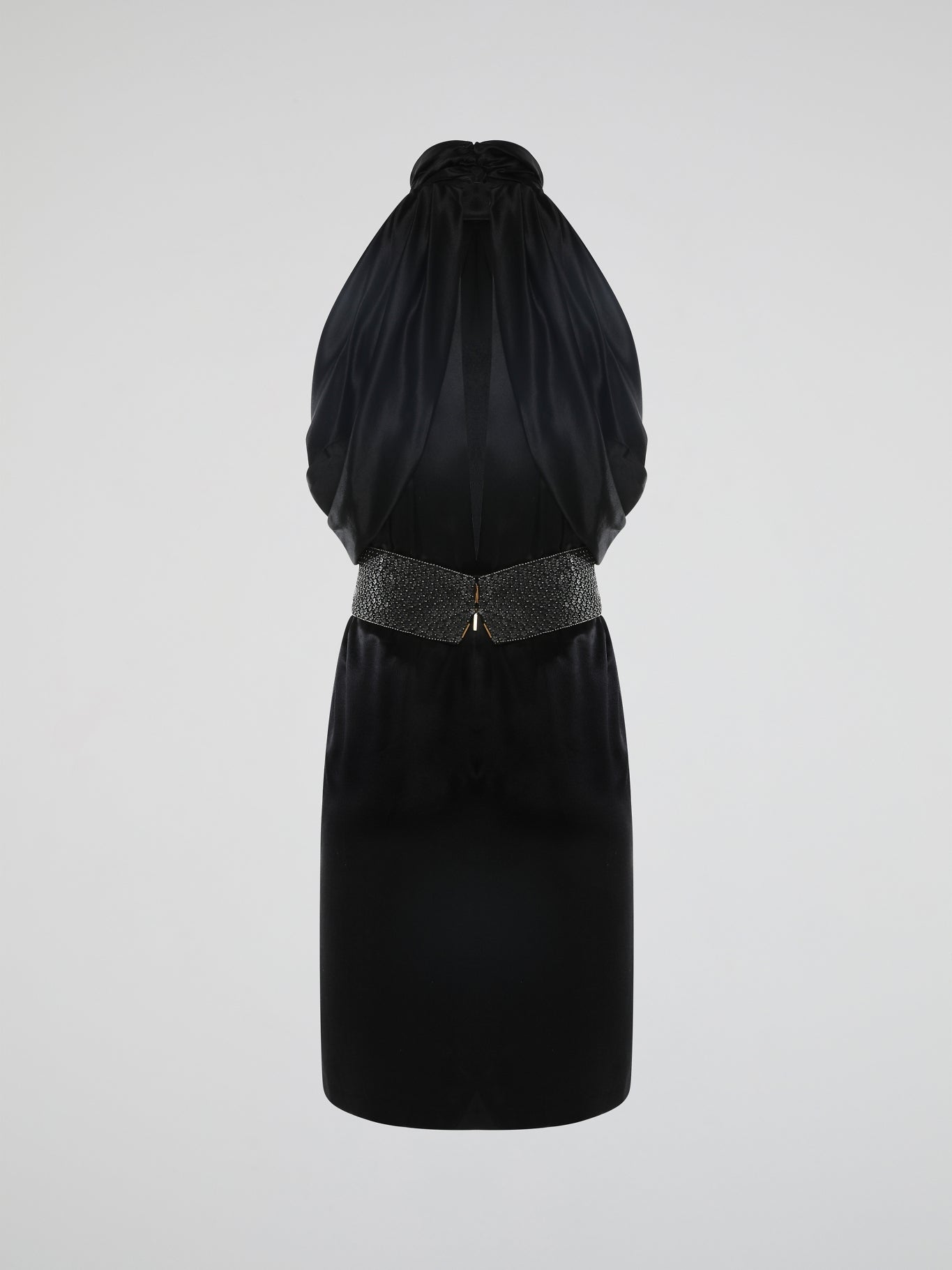 roberto cavalli halter dress Black Halter Neck Maxi Dress
