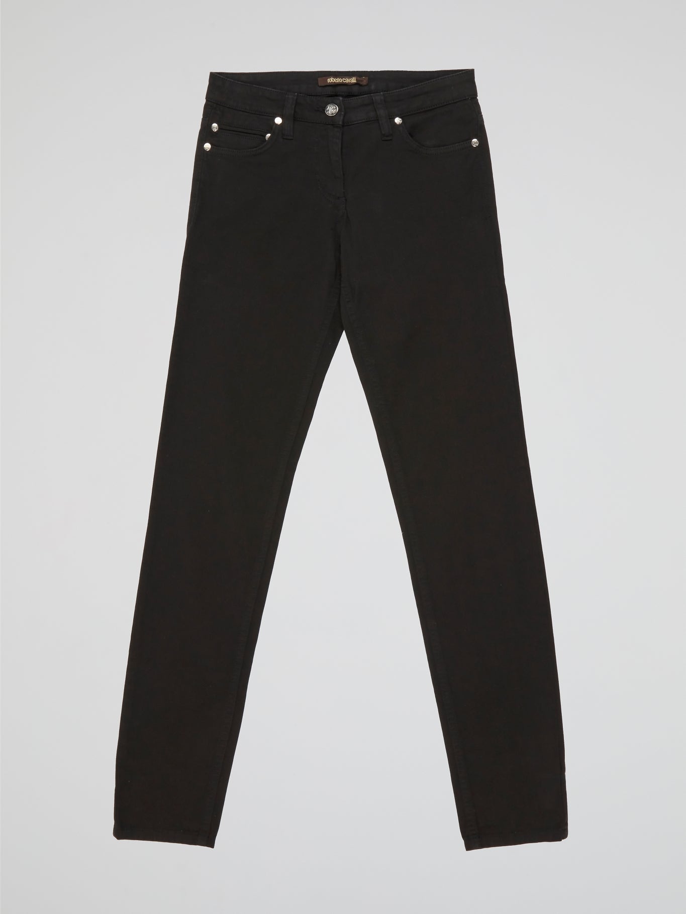 Step into style and unlock a world of sophistication with our Black Straight Fit Jeans by Roberto Cavalli. Crafted from premium quality denim, these jeans seamlessly blend comfort and durability. From casual outings to elegant evening affairs, these jeans effortlessly elevate your fashion game with their sleek, contemporary design.
